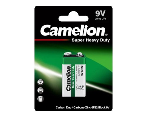 [Батарейки ] Camelion  6F22 BL-1 (6F22-BP1G, батарейка,9В) (1 шт. в уп-ке) 