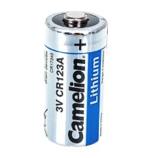 Camelion CR123A BL-1 (CR123A-BP1, батарейка фото,3В) (1 шт. в уп-ке) 