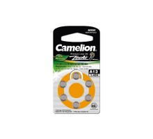 Camelion  ZA13 BL-6 Mercury Free (A13-BP6(0%Hg), батарейка для слуховых аппаратов, 1.4 V,280mAh)  (6 шт. в уп-ке)