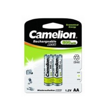 Camelion   AA- 600mAh Ni-Cd BL-2 (NC-AA600BP2, аккумулятор,1.2В)