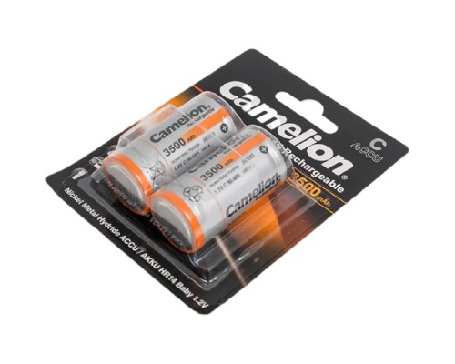 [Аккумулятор] Camelion  C- 3500mAh Ni-Mh BL-2 (NH-C3500BP2, аккумулятор,1.2В)  (2 шт. в уп-ке) 