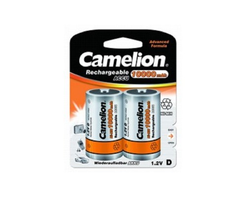 [Аккумулятор] Camelion  D-10000mAh Ni-Mh BL-2 (NH-D10000BP2, аккумулятор,1.2В)  (2 шт. в уп-ке)