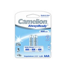 Camelion   AAA- 900mAh Ni-Mh  Always Ready  BL-2 (NH-AAA900ARBP2, аккумулятор, 1.2В)  (2 шт. в уп-ке)