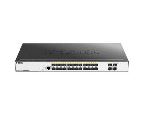 [Сетевое оборудование] D-Link DGS-3000-28XS/B1A Управляемый L2 коммутатор с 24 портами 1000Base-X SFP и 4 портами 10GBase-X SFP+