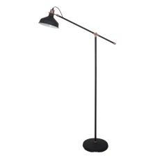 Camelion KD-425F  C62  черный + медь (Светильник напольный Amsterdam, 1х E27, 40Вт, 230В, металл)