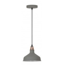 Camelion PL-425S  С73  серый + медь (Светильник подвесной Amsterdam,  1х E27, 60Вт, 230В, металл)