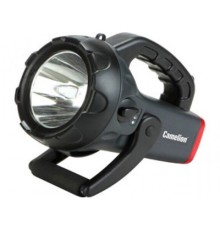 Camelion LED2931R2  (фонарь аккум 220В/12В, карбон,   10W  CREE LED, 4В 4А-ч, пластик, коробка)