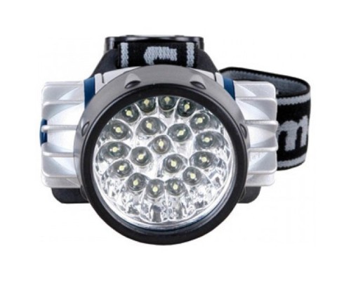 [Camelion Фонари] Camelion LED5323-19Mx (фонарь налобн, металлик,19 ультра ярк LED, 4 реж, 3XR03 в компл, пласт, блис)