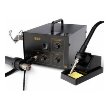 REXANT (12-0723) Паяльная станция (паяльник + термофен) 150-500°С (R852) 