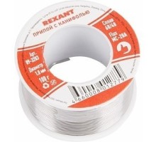Rexant (09-3363) Припой с канифолью  500 гр.d=1.0 мм (Sn60 Pb40 Flux 2.2%)  