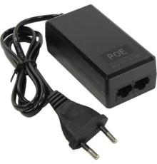 ORIENT SAP-C48POE 1A, PoE инжектор питания 48 Вт, AC 100-240V/ DC 48V, 1.0A, вход: RJ45 LAN 10/100, выход: RJ45 PoE тип B (4/5+,7/8-), совместим с оборудованием PoE IEEE 802.3af, (30672)