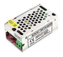 Falcon Eye FE-S-1,25/12 Открытый Блок питания. Входное напряжение 87-264V, Выходное 12V, Номинальный ток 1,25A, Рабочая температура -20 +60С, Габариты H=31/W=39/L=70, Вес 0,15кг.