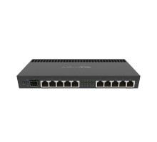 MikroTik RB4011iGS+RM  Маршрутизатор 1.4ГГц, 4 ядра, 1GB RAM, 512MB NAND, 10x 10/100/1000 LAN, 1 SFP+