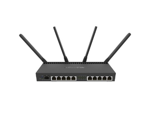 [Сетевое оборудование] MikroTik RB4011iGS+5HacQ2HnD-IN Беспроводной маршрутизатор  1.4ГГц, 4 ядра, 1GB RAM, 512MB NAND, 10x 10/100/1000 LAN, 1 SFP+, 2,4Ghz/5Ghz, 802.11a/b/g/n/ac