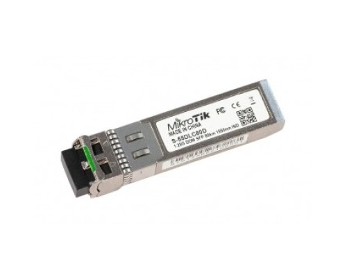 [Сетевое оборудование] MikroTik S-55DLC80D Модуль 1.25Gbps, SM, 1550nm, 80km, Dual LC connector