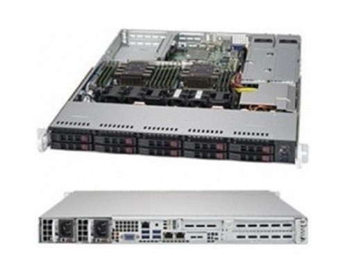 [Сервер] Supermicro SYS-1029P-WTRT 1U, 2xLGA3647, 12xDDR4, 10x2.5, 2x10GbE, IPMI, 2x750W, 2x PCIEx16, 1x PCIEx8