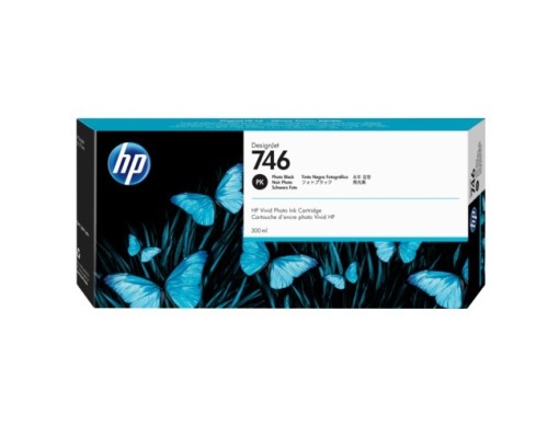 [Расходные материалы] HP  P2V82A Картридж HP 746 черный фото   {HP DesignJet Z6/Z9+ series, (300 мл)}