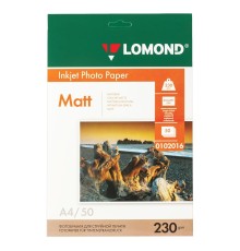 LOMOND 0102016 Матовая бумага 1х А4, 230г/м2, 50л