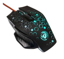 Мышь MGK-11U Dialog Gan-Kata - игровая, 6 кнопок + ролик , 7-ми цветная подсветка, USB, черная