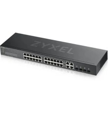 ZYXEL GS1920-24V2-EU0101F Гибридный Smart коммутатор NebulaFlex GS1920-24v2, 24xGE, 4xCombo (SFP/RJ-45), бесшумный, автономное/облачное управление