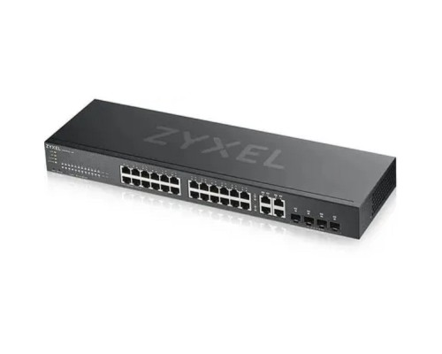 [Сетевое оборудование] ZYXEL GS1920-24V2-EU0101F Гибридный Smart коммутатор NebulaFlex GS1920-24v2, 24xGE, 4xCombo (SFP/RJ-45), бесшумный, автономное/облачное управление