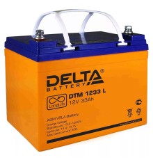 Delta DTM 1233 L (33А\ч, 12В) свинцово- кислотный аккумулятор  