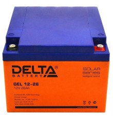 Delta GEL 12-26 (12V/26Ач) свинцово- кислотный аккумулятор  