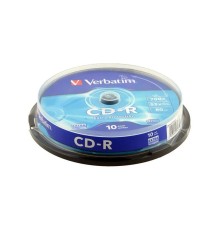VERBATIM Диски CD-R 80 52x  CB/10  (43437) 