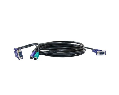 [Переключатель] D-Link DKVM-CB/1.2M/B1A Кабель KVM длиной 1,2 м с разъемами VGA и PS/2