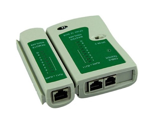[Монтажный инструмент] Exegate EX271121RUS Тестер сетевой LT-007 (NS-468) для RJ-45/RJ-11/RJ-12