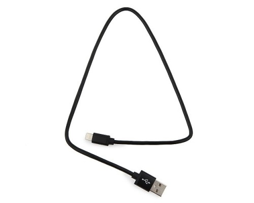 [кабели] Cablexpert Кабель для Apple CC-S-APUSB01Bk-0.5M, AM/Lightning, серия Silver, длина 0.5м, черный, блистер