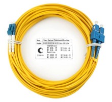 Cabeus FOP(d)-9-LC-SC-20m Шнур оптический duplex LC-SC 9/125 sm 20м LSZH