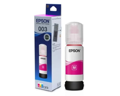 [Расходные материалы] EPSON C13T00V398 Контейнер 003 с пурпурными чернилами для L3210, L3216, L3256, 65 мл.