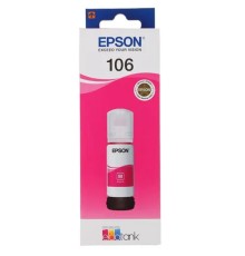 EPSON C13T00R340  Контейнер 106 с пурпурными чернилами для L7160/7180, 70 мл.