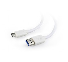 Bion Кабель USB 3.0 - USB Type-C (AM/CM), 5 Гбит/с, 3А (36W) 1 м, белый [BXP-CCP-USB3-AMCM-1M-W]