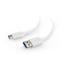 Bion Кабель USB 3.0 - USB Type-C (AM/CM), 5 Гбит/с, 3А (36W) 1 м, белый [BXP-CCP-USB3-AMCM-1M-W]