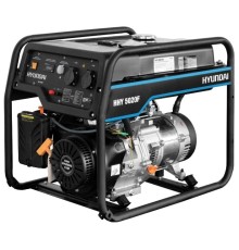HYUNDAI [HHY 5020F] Генератор бензиновый { Запуск ручной, HYUNDAI IC340, 4-х такт, 11 л.с.,  340 см3, 230В/50Гц, 4,5 кВт/nom 4,0кВт, Вес 69,5 кг }