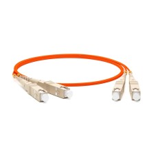 Hyperline FC-D2-62-SC/­PR-SC/­PR-H-10M-LSZH-ORv Патч-корд волоконно-оптический (шнур) MM 62.5/­125, SC-SC, 2.0 мм, duplex, LSZH, 10 м