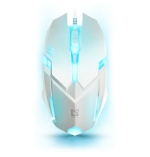 Defender Cyber MB-560L [52561] {Проводная оптическая мышь, 7 цветов, 3 кнопки,1200dpi, белый}