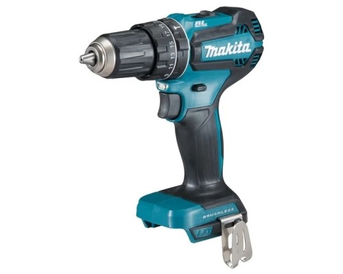 [Дрель, Шуруповерт] Makita DHP485Z Дрель ак(уд) бщет, {18В, Li-ion,БЗП-13мм, 0-5001900обм,5025Нм,1.7кг,кор, бак и зу}
