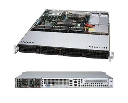 [Сервер] Supermicro SYS-6019P-MTR Серверная платформа 1U SATA SYS-6019P-MTR