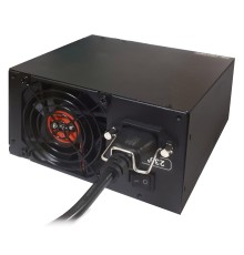 Exegate EX222115RUS-S Блок питания 1000PPX RTL, ATX, SC, black, activePFC, 14cm, 24p+2*(4+4)p, PCI-E, 5*SATA, 4*IDE, FDD + кабель 220V с защитой от выдергивания