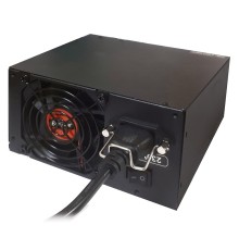Exegate EX221641RUS-S Блок питания 500PPX RTL, ATX, SC, black, APFC, 14cm, 24p+(4+4)p PCI-E,4*IDE,5*SATA, FDD + кабель 220V с защитой от выдергивания