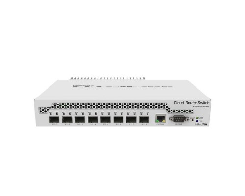 [Сетевое оборудование] MikroTik CRS309-1G-8S+IN Коммутатор 8 SFP+, dual-core 800MHz CPU, 512MB RAM, POE, RS232 serial port