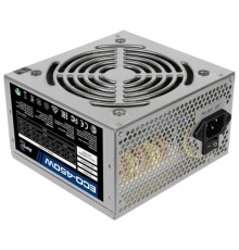 Aerocool 450W Retail ECO-450W ATX v2.3 Haswell, fan 12cm, 400mm cable, power cord, 20+4P, 12V 4P, 1x PCI-E 6P, 2x SATA, 2x PATA, 1x FDD (замена 11083240)