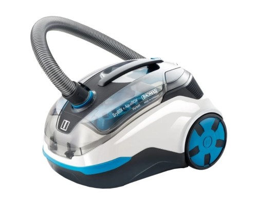 [Пылесос] THOMAS 786555 DryBOX+AquaBOX Parkett Пылесос , аквафильтр, 1700 Вт, белый/ серый/ голубой