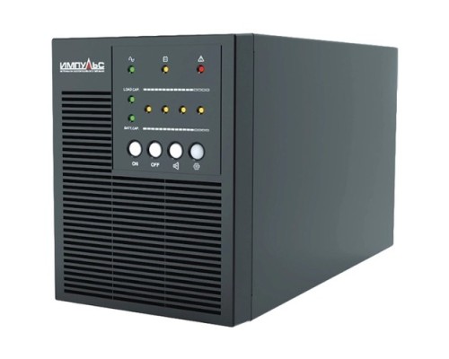 [Импульс] Импульс ИБП МИНИ 1000 {1000 ВА/800 Вт, LCD+LED, RS-232, USB, АКБ 2х7Ач, SCHUKOx3},черный