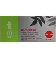 CACTUS TK-5220M Тонер-картридж для Kyocera Ecosys M5521cdn/M5521cdw/P5021cdn/P5021cdw, пурпурный, 1200 стр.