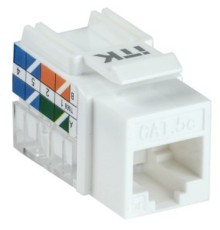 ITK CS1-1C5EU-11 Модуль Keystone Jack кат. 5E UTP 110 IDC 90 град.