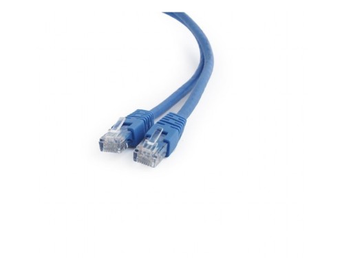 [Коммутационный шнур] Cablexpert Патч-корд UTP PP6U-1M/B кат.6, 1м, литой, многожильный (синий)